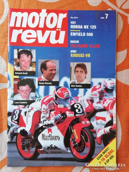 Retro motorcycle revue magazines