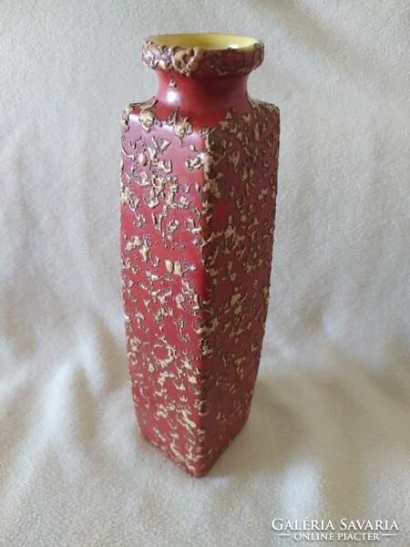Tófej pillar vase, marked, flawless, 32 cm