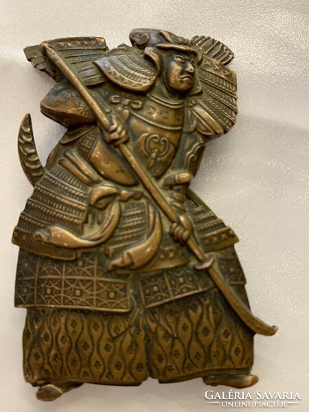 Japanese samurai tabletop stand-up ornament figure