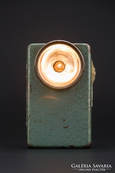 Cfl sun-ray old retro flashlight, Polish.