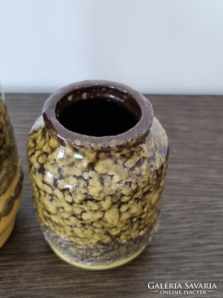Veb haldensleben collector's ceramic vases - '70s