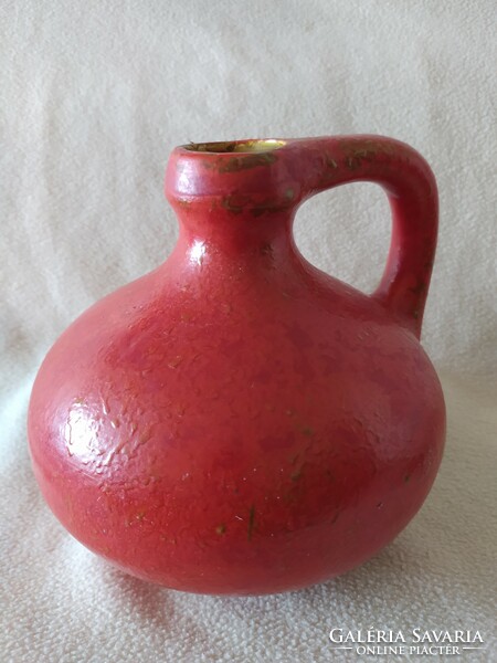 Tófej pitcher-shaped vase - marked, flawless, 20 cm