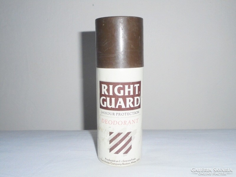 Retro right guard deodorant deodorant spray bottle - gillette usa with konsumex Hungarian inscription - 1980s