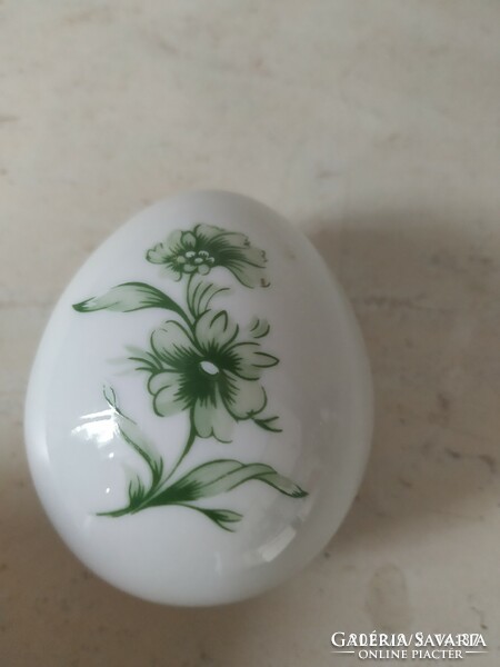 Hölóháza porcelain egg-shaped bonbonier for sale!