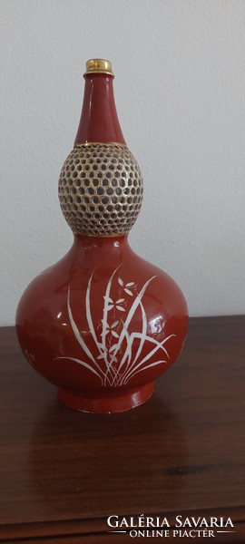 Herendi XIX.sz Eszterházy mintás váza- Fischer Sámuel