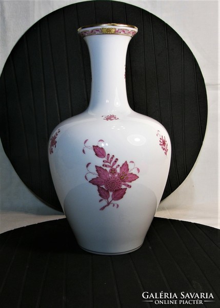 Herend Appony pattern vase - 27 cm