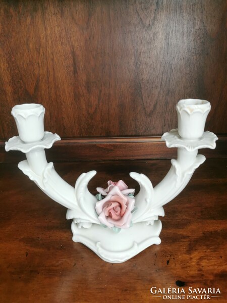 Porcelain candle holder, numbered, with logo!