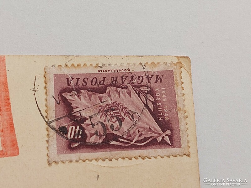 Régi képeslap fotó levelezőlap 1949 Sárbogárd