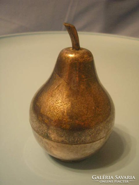 U9 antique, inscribed 1932 gilded pear-shaped holder inside