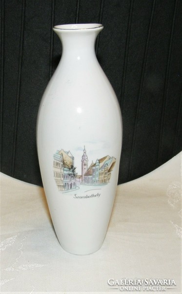 Vase of the Szombathely memorial - aquincum porcelain