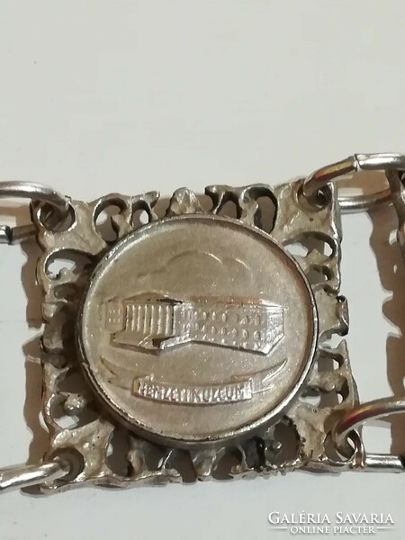 Retro bracelet with the famous buildings of Budapest.
