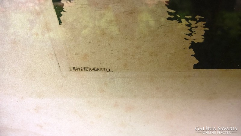 (K) hans meyer-cassel etching (?)