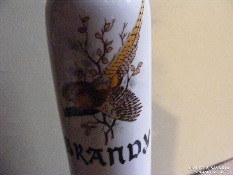 Rare aquincum pheasant brandy drink bottle