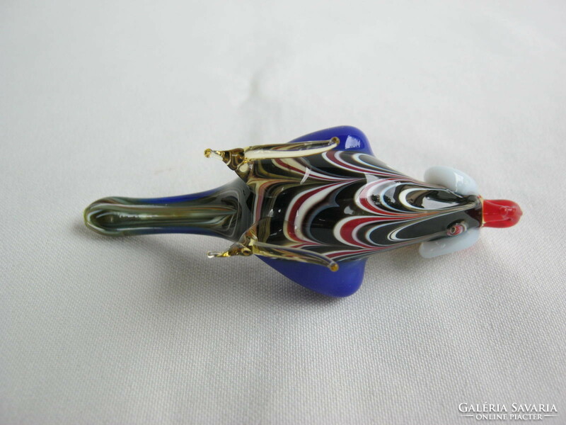 Retro ... Muranoi üveg mini papagáj