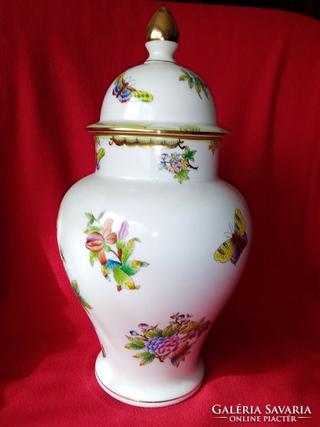 36 cm Herend urn vase with lid for sale