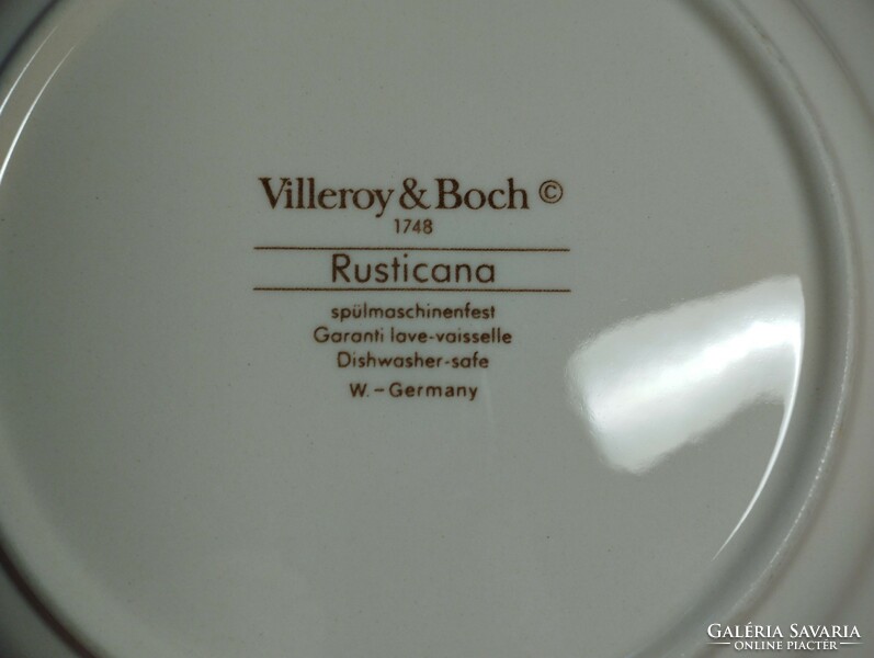 Villeroy & Boch, Rusticana porcelán süteményes tányér