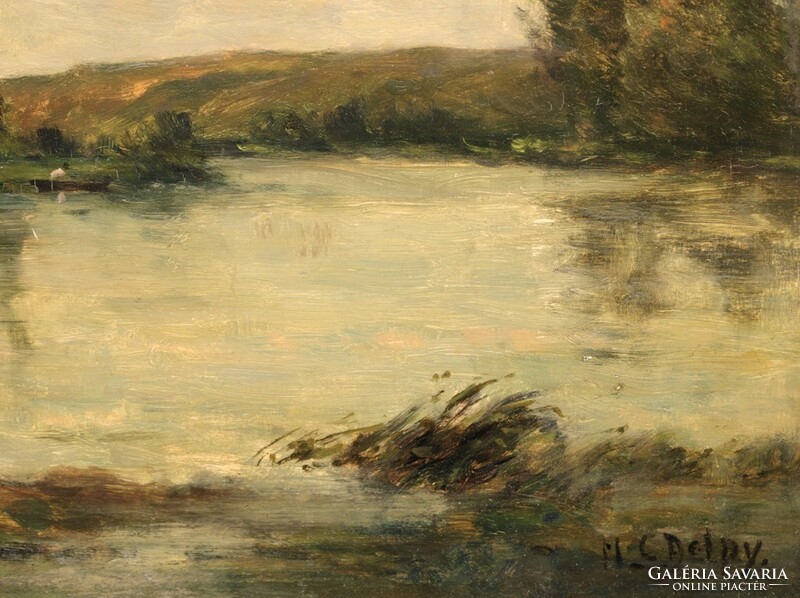 HIPPOLYTE CAMILLE DELPY  ( 1842-1910 ) eredeti festménye!