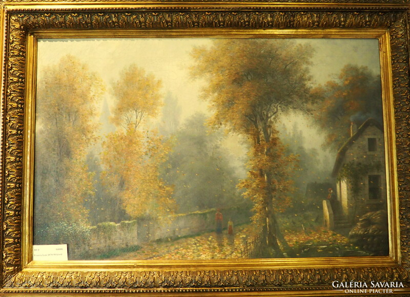 Ismeretlen francia festő - Ősz 1870-90 körül
