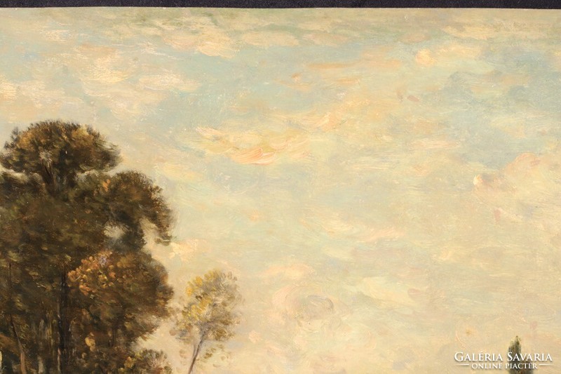 HIPPOLYTE CAMILLE DELPY  ( 1842-1910 ) eredeti festménye!