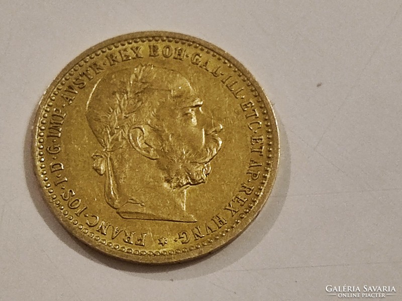 I. Ferenc József 10 koronás arany érme 1905