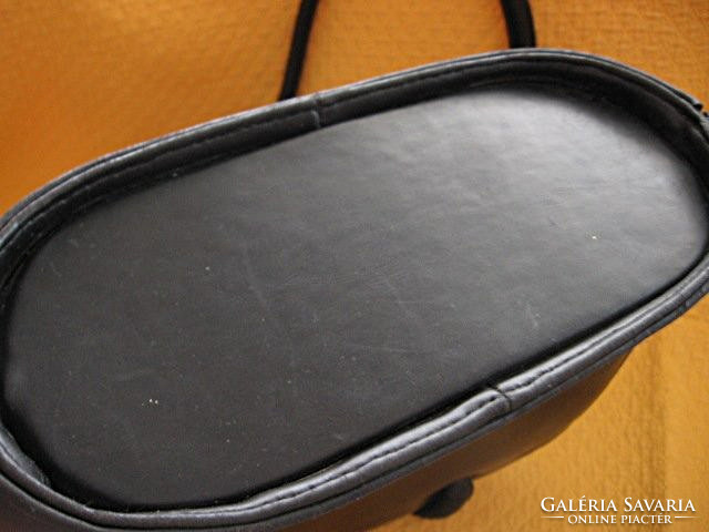 Bagkingdom black genuine leather bag