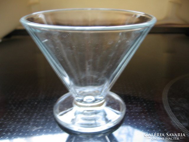 Bormioli retro váza, fagyis kehely, koktélos pohár