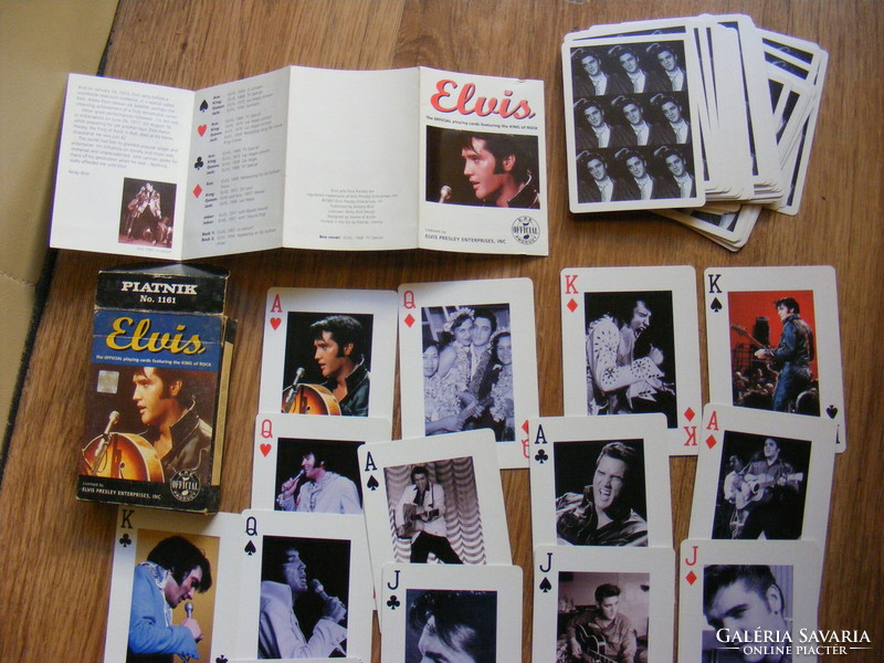 Elvis Presley King of Rock -  Piatnik francia kártya