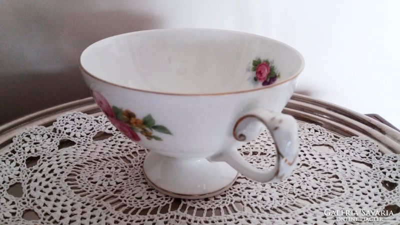 Old rosenthal porcelain floral base rose coffee cup 1 pc