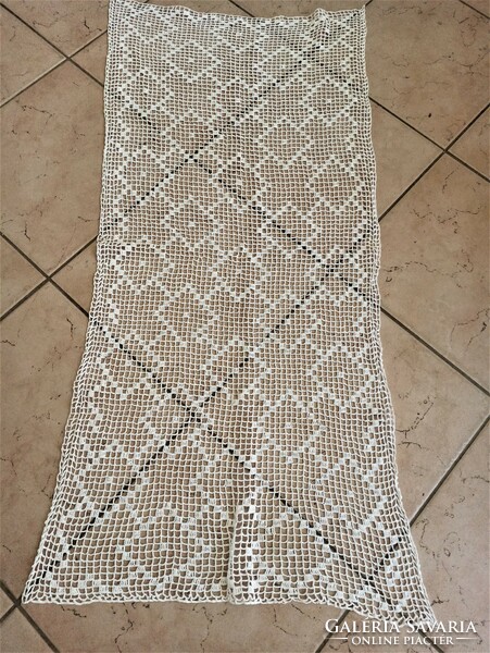 Crochet stained glass curtain - 45x100 cm
