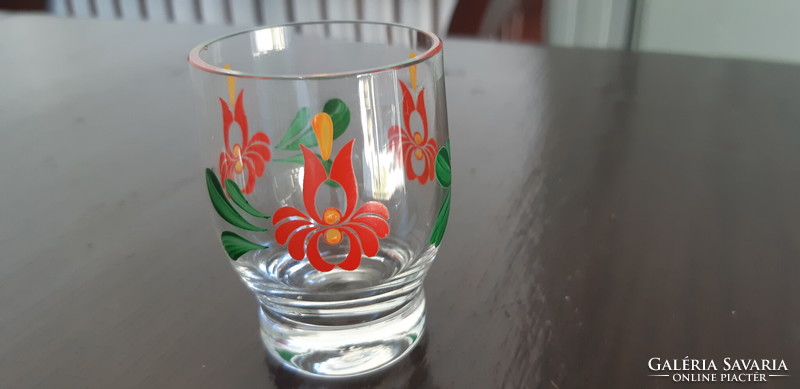 Kalocsa brandy glass, glass