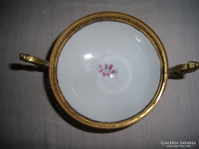 French porcelain centerpiece/tender (sevre-depose), museum quality