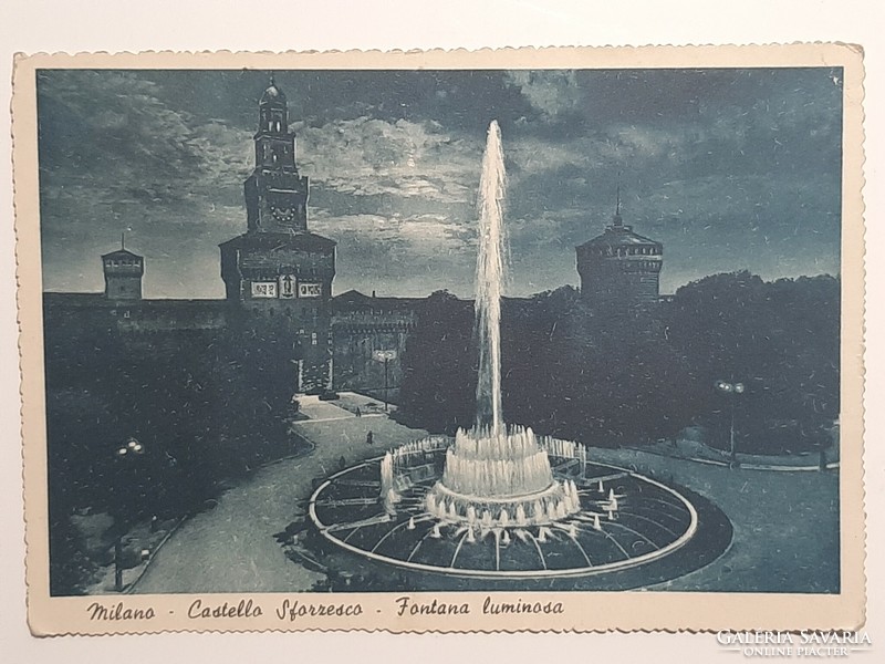 Milánó képeslap 1948