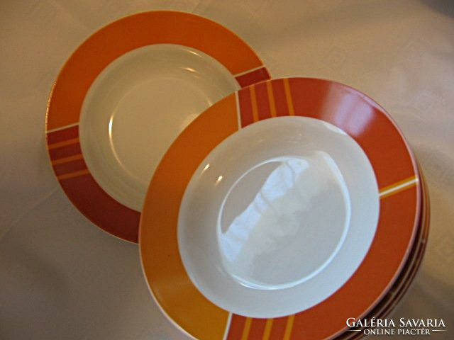 6 mf design memphis style soup plates