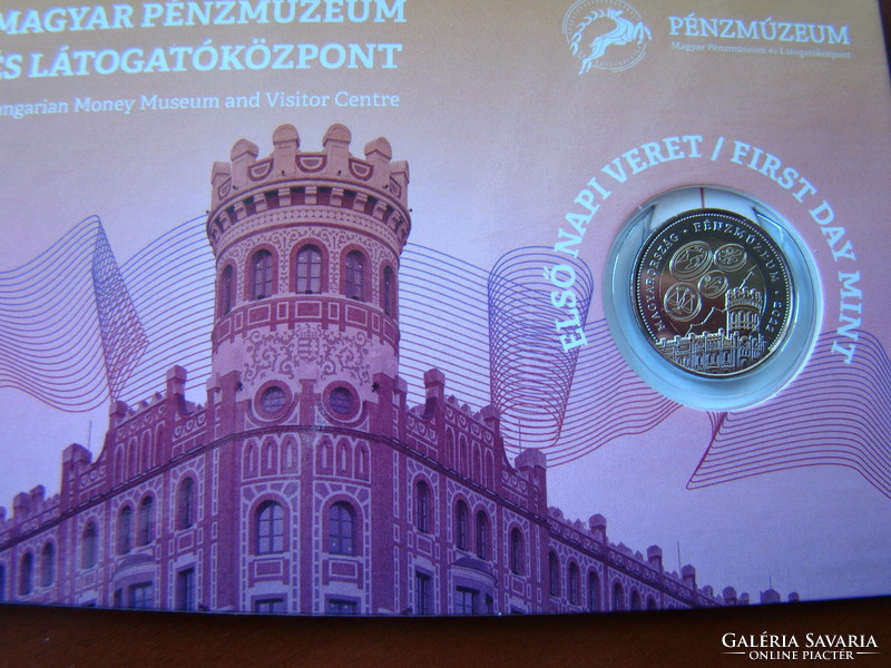 Hungarian Money Museum and Visitor Center numbered first-day coin
