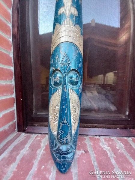100 cm high African carved mask for sale