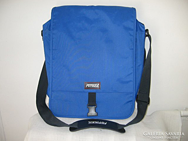 Retro fotima blue shoulder bag