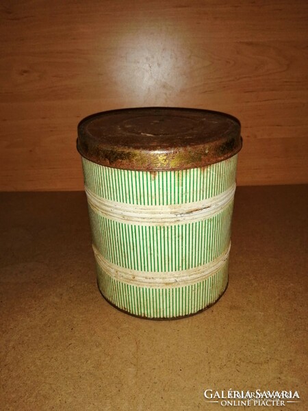 Retro flour box metal box spice rack 18.5 cm high (s-2)