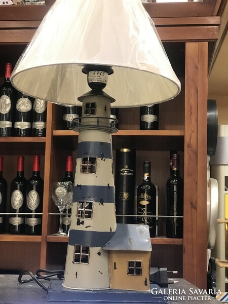 Fem, antique light tower table lamp