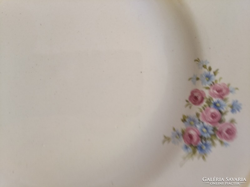 Granit tányér 18 cm rózsás