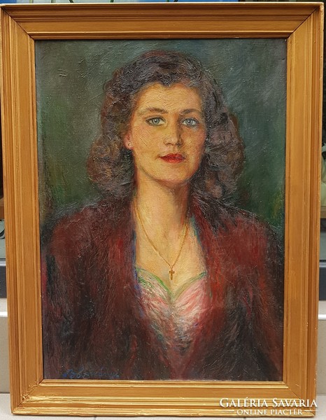 Ferenc Bolmányi (1904-1990): female portrait