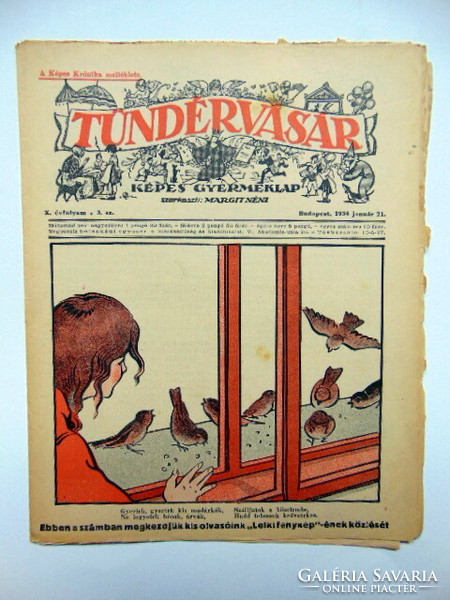 1934 January 21 / fairy fair / old original newspaper no.: 362