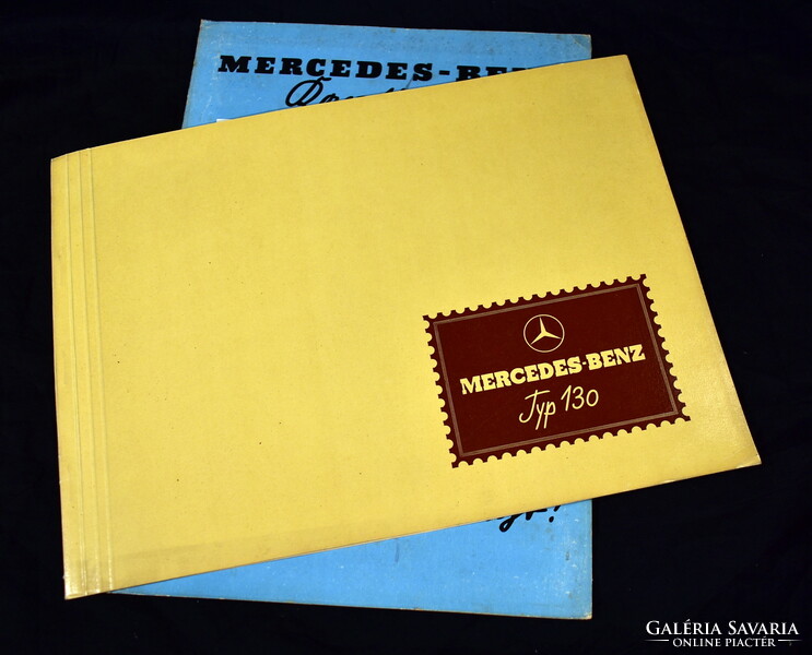 About 1935 mercedes benz contemporary file folder 2 types!