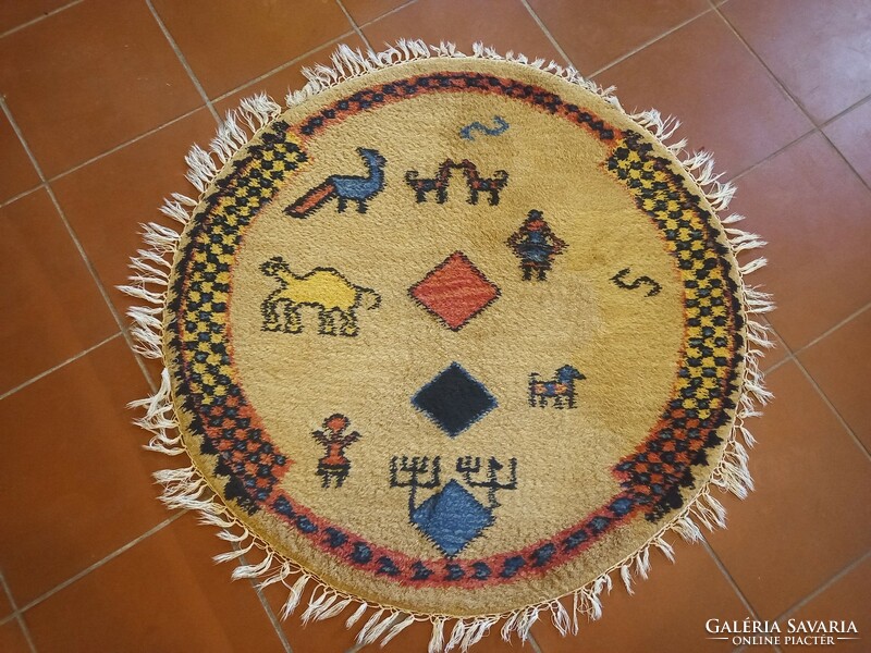 100 cm kézi csomózású Nomád Gabbeh szőnyeg eladó