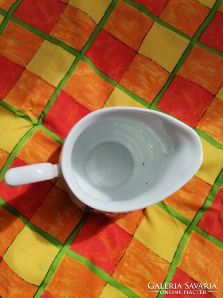 Porcelain milk spout, retro coffee dispenser, porcelain spout