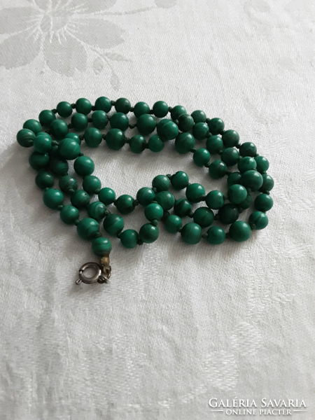 Old malachite necklace and bracelet!