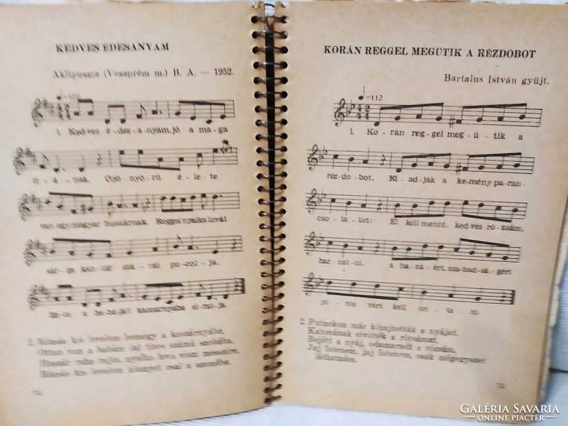 Szép a husár, a collection of military songs, 1956