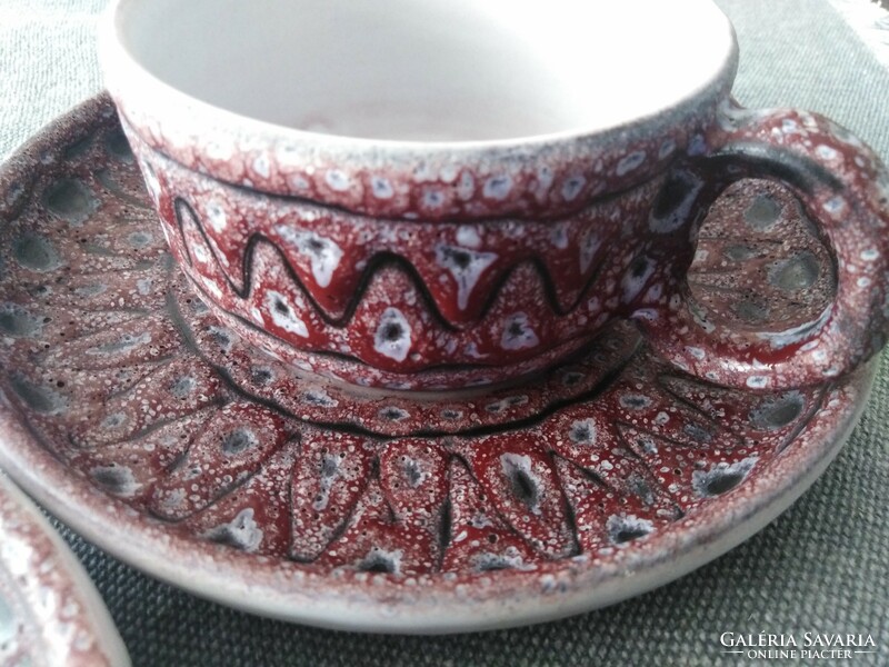 Austruy - French ceramic tea set / 2 person