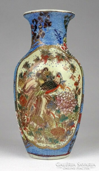 1K442 bird of paradise porcelain vase 15 cm