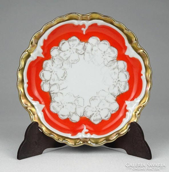 1K453 Oscar Schlegelmilch porcelán tányér hamutál 11.5 cm