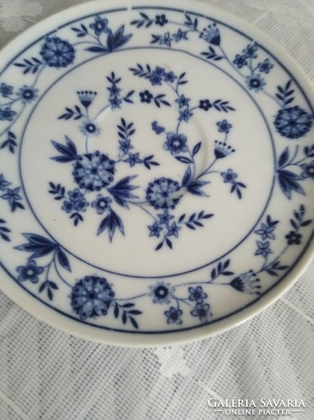 Blue floral plate